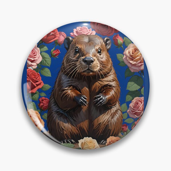 Item preview, A Beaver Surrounded By New York Roses 3 designed and sold by taiche.