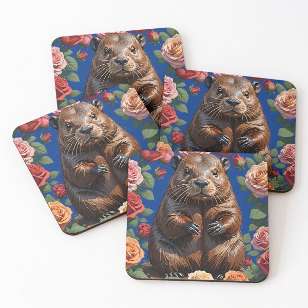 Item preview, A Beaver Surrounded By New York Roses 3 designed and sold by taiche.