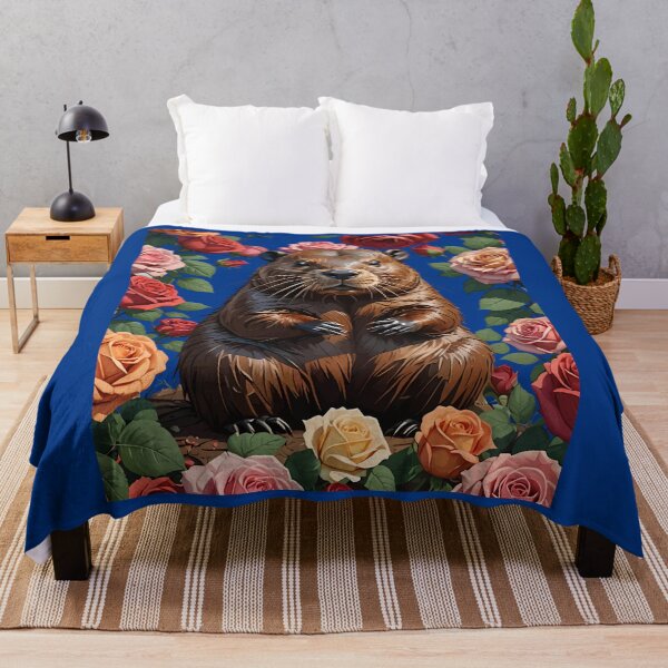 Item preview, A Beaver Surrounded By New York Roses 3 designed and sold by taiche.
