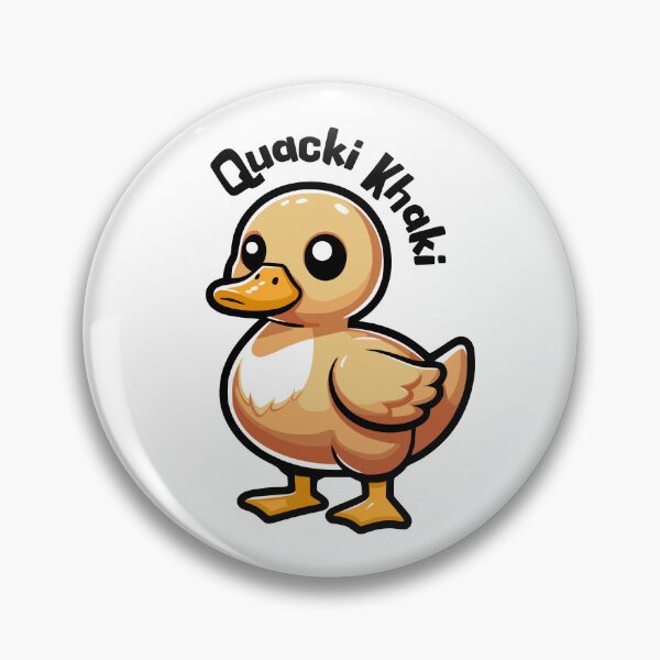 Artikelvorschau, Quacki Khaki! Niedliches Khaki-Enten-Wortspiel entworfen und verkauft von PMCreative.