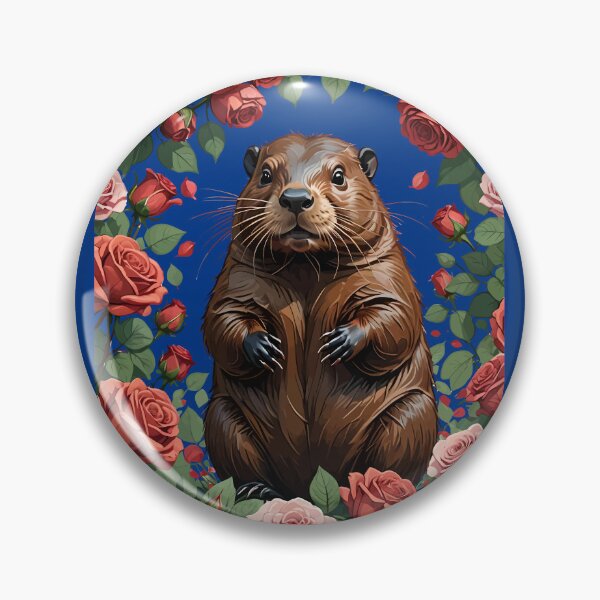Item preview, A Beaver Surrounded By New York Roses 4 designed and sold by taiche.