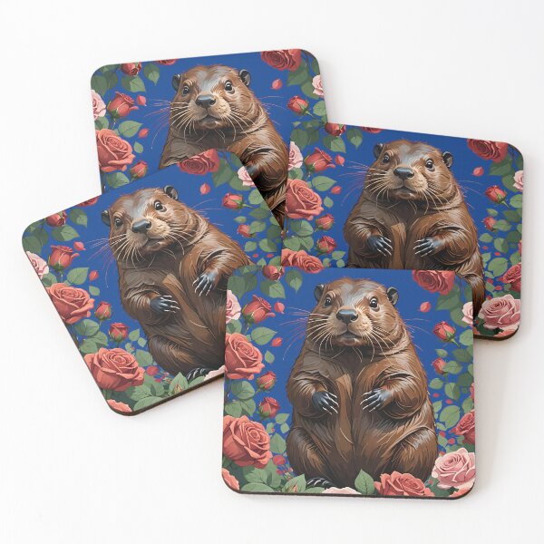 Item preview, A Beaver Surrounded By New York Roses 4 designed and sold by taiche.