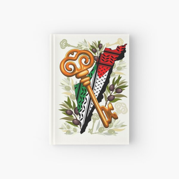 Palestinian Key Symbol of the Right of Return Hardcover Journal