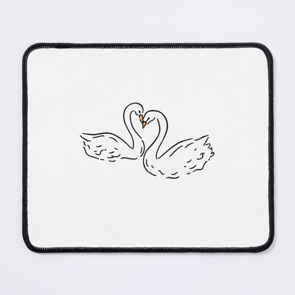 Item preview, Lover Swans Heart designed and sold by moonna designs.