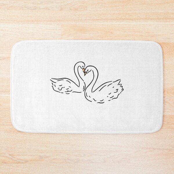 Item preview, Lover Swans Heart designed and sold by moonna designs.