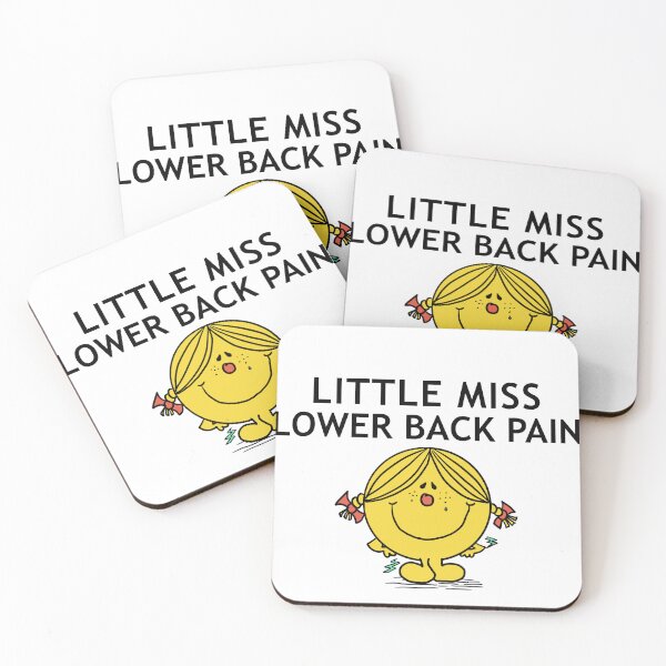 Item preview, Little Miss Lower Back Pain designed and sold by anniebelinda.