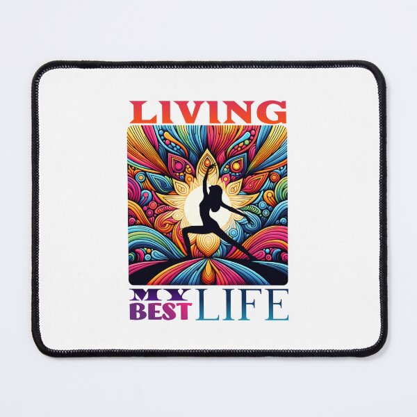 Item preview, Yoga lover, Living My Best Life designed and sold by Space Sense.