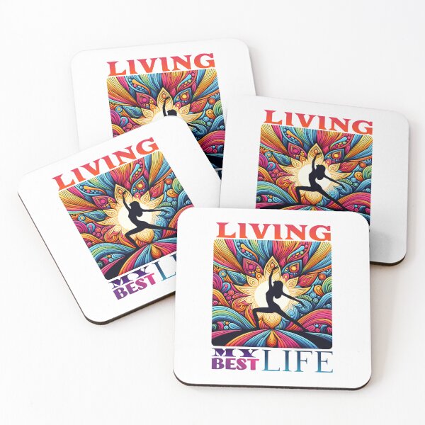 Item preview, Yoga lover, Living My Best Life designed and sold by Space Sense.