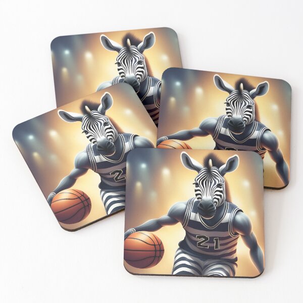 Item preview, a zebra like a basketball player designed and sold by Lurgi-Print.