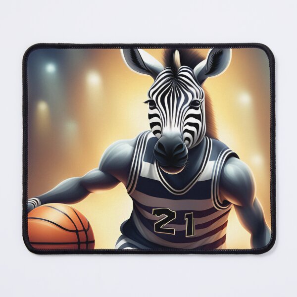 Item preview, a zebra like a basketball player designed and sold by Lurgi-Print.