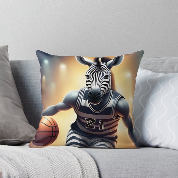 Item preview, a zebra like a basketball player designed and sold by Lurgi-Print.