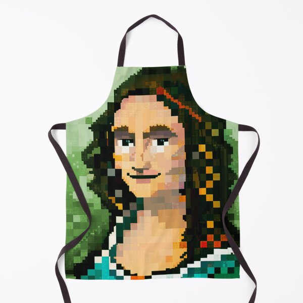 Aperçu de l'œuvre monalisa pixel créée et vendue par Timegraf.