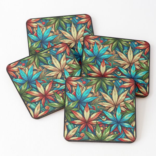 Item preview, Jungle Weed - Cannabis Marijuana Weed Art - Colorful Stoner Design designed and sold by CannaCreative.