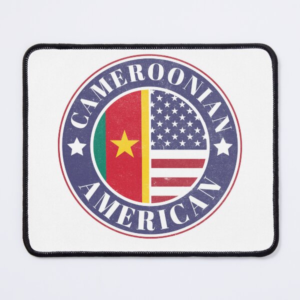 Item preview, Proud Cameroonian-American Badge - Cameroon Flag designed and sold by chrisrivait.