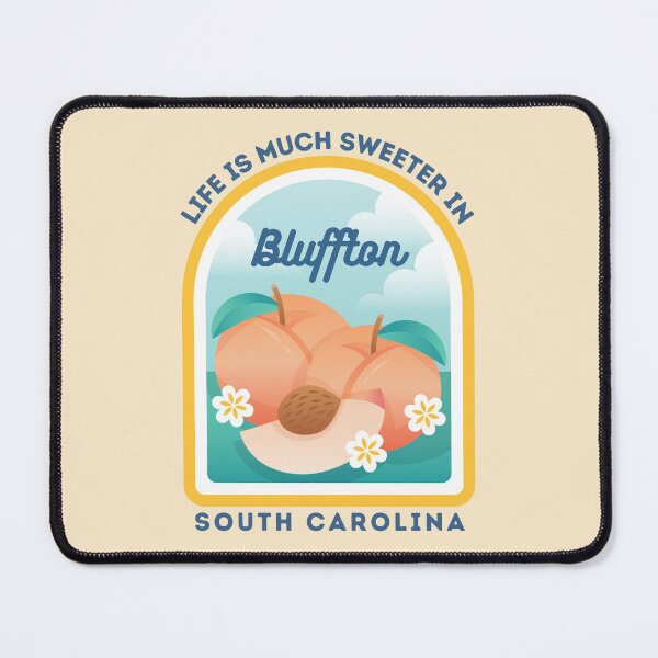 Item preview, Bluffton South Carolina SC Peach Tourist Souvenir T-Shirt designed and sold by carolinafound.