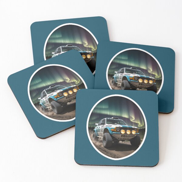 Item preview, Rally Dirt Racing Car With Aurora Borealis designed and sold by TheArtOfPat.