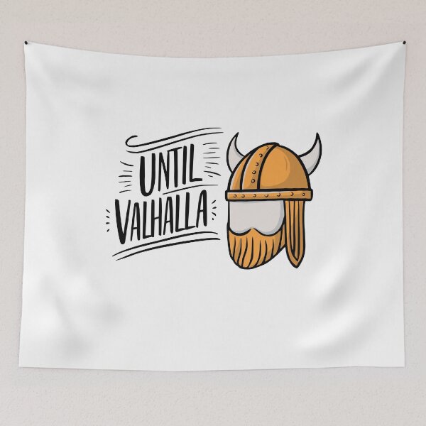 Item preview, Until Valhalla! Viking Cartoon designed and sold by PMCreative.