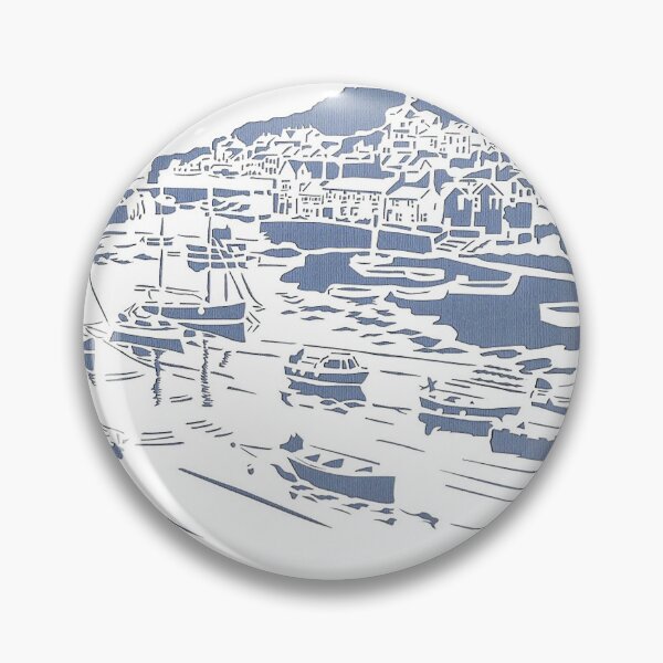 Artikelvorschau, Hafen von Mousehole, Cornwall entworfen und verkauft von Stacey Young.