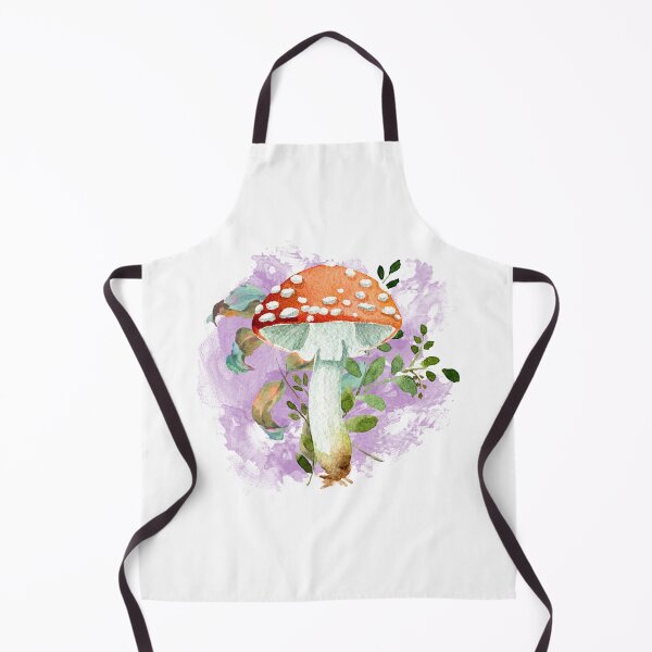 Item preview, Fly Agaric Amanita Muscaria toadstool and Forest Leaves designed and sold by WildWoodlandWitch.