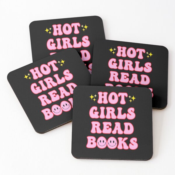 Item preview, hot girls read books groovy hot pink reading  designed and sold by Taylor  ART.
