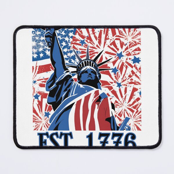 Item preview, EST. 1776, 4th of July, USA, America designed and sold by FitEnvy.