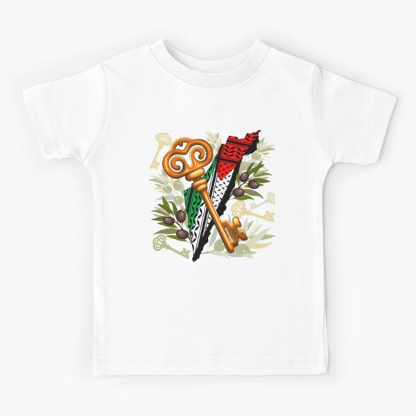 Palestinian Key Symbol of the Right of Return Kids T-Shirt