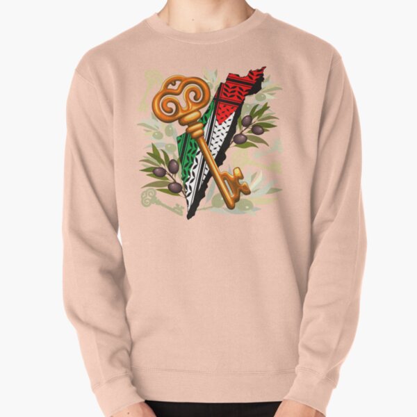 Palestinian Key Symbol of the Right of Return Pullover Sweatshirt
