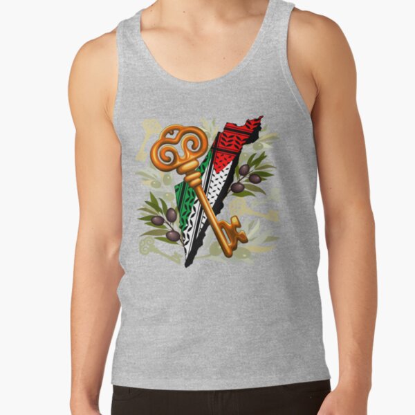 Palestinian Key Symbol of the Right of Return Tank Top