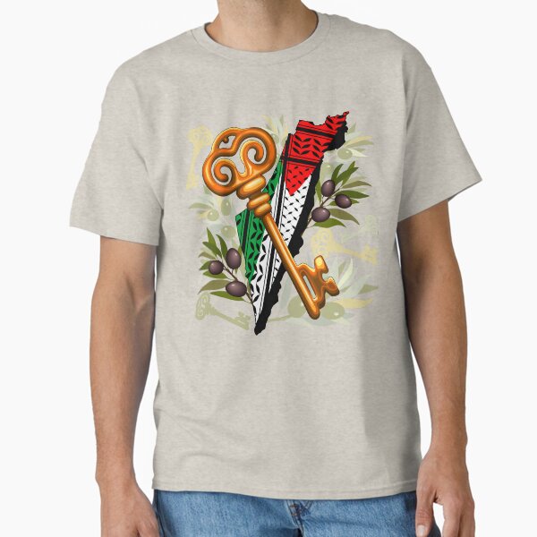 Palestinian Key Symbol of the Right of Return Classic T-Shirt