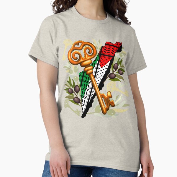 Palestinian Key Symbol of the Right of Return Classic T-Shirt