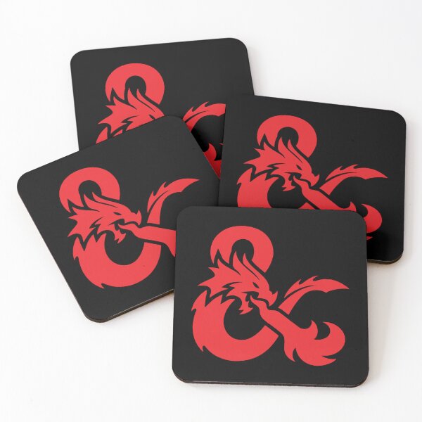 Item preview, Red Dungeons and Dragons Logo designed and sold by SterkalaPress.