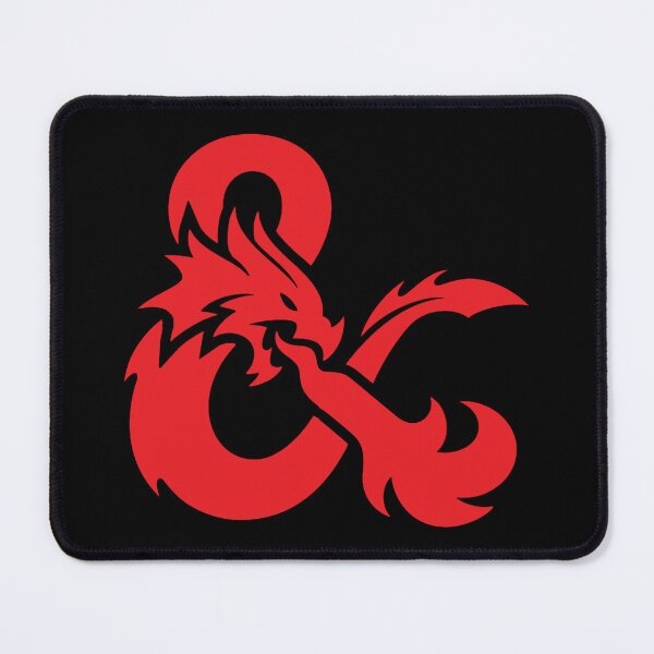 Item preview, Red Dungeons and Dragons Logo designed and sold by SterkalaPress.