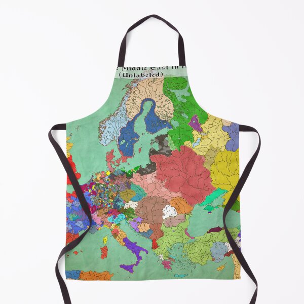 Item preview, Map of Europe and the Middle East in 1444 (Unlabeled/Political) designed and sold by Stefan Z..