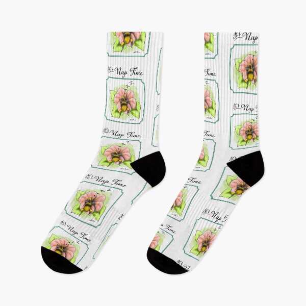 Item preview, It's Nap Time: Napping Bees in Flowers designed and sold by RebekahLDesigns.
