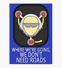 Doc Brown Back to the future Photographic Print
