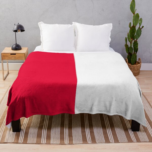 Item preview, Red White Two Tone Color Split designed and sold by PatternTitan.