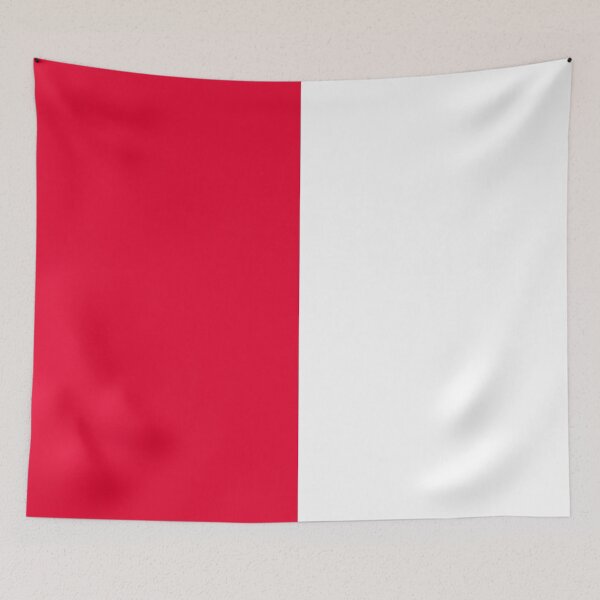 Item preview, Red White Two Tone Color Split designed and sold by PatternTitan.