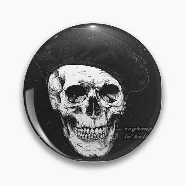 Item preview, Regroup in Hell Skull Beret Combat, Military, Army designed and sold by redstar19.
