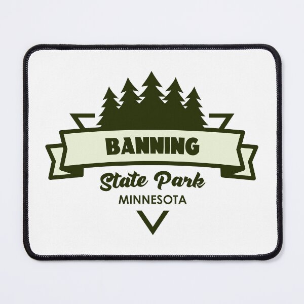Item preview, Banning State Park Minnesota Trees And Ribbon designed and sold by bivenart.