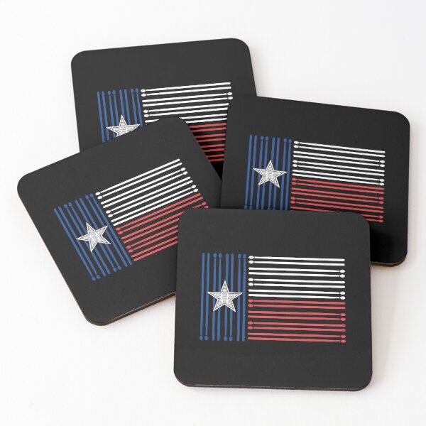 Artikelvorschau, Schlagzeuger Männer Texas Flagge Drumsticks Percussion Drummer entworfen und verkauft von DSWShirts.