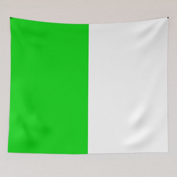 Item preview, Green White Two Tone Color Split designed and sold by PatternTitan.