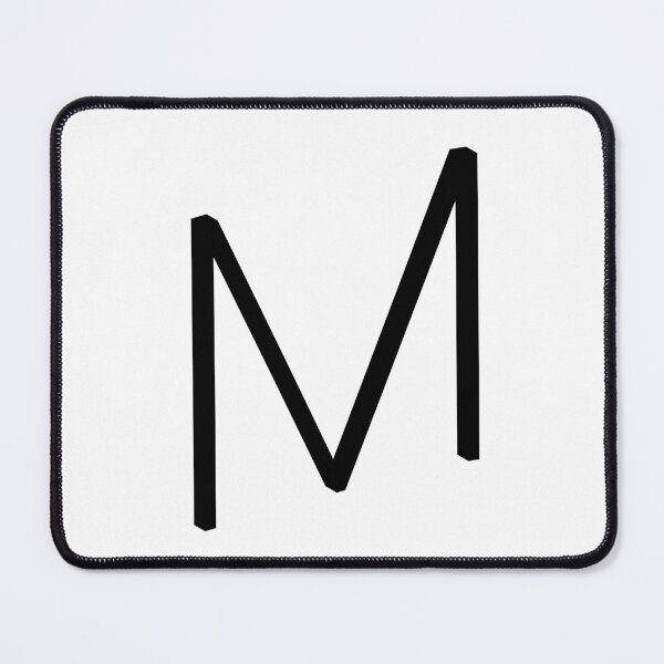 Item preview, Contemporary Geometric Uppercase Alphabet Artwork - Letter M designed and sold by uncoXab.