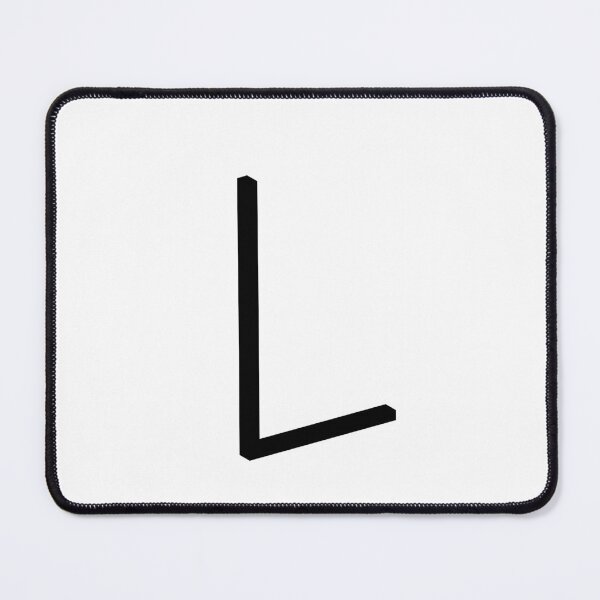 Item preview, Contemporary Geometric Uppercase Alphabet Artwork - Letter L designed and sold by uncoXab.
