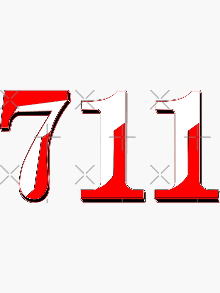 number seven hundred and eleven digit 711 order sequence