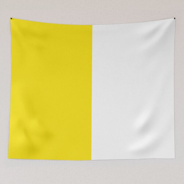 Item preview, Yellow White Two Tone Color Split designed and sold by PatternTitan.