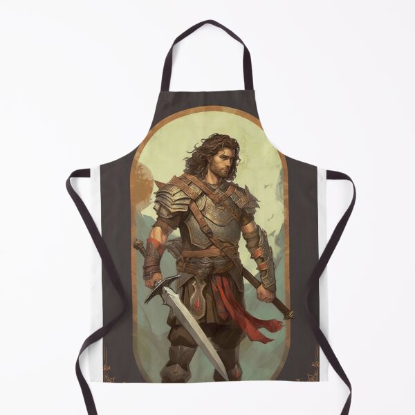 Item preview, Valen Blackblade: Fighter Male DnD Hero designed and sold by DorkDome.