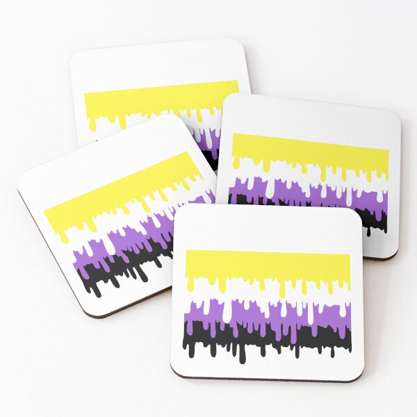 Item preview, Melting Non-Binary Flag designed and sold by A4R0NN.