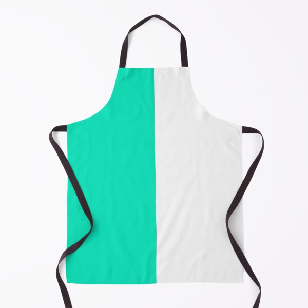 Item preview, Teal Turquoise White Two Tone Color Split designed and sold by PatternTitan.