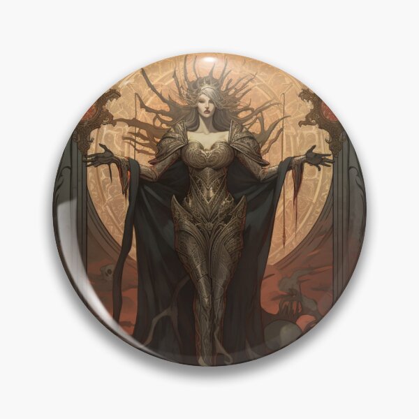 Item preview, Elara Darkvein: Dark Sorcerer Female DnD Heroin designed and sold by DorkDome.