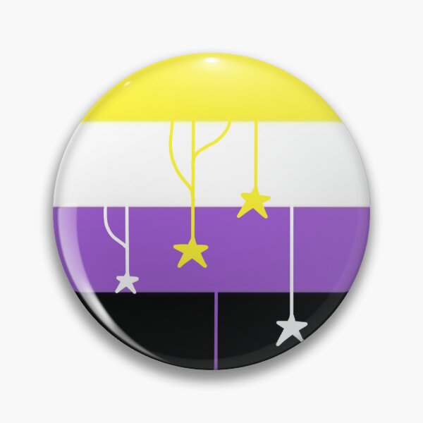 Item preview, Starry Non-Binary Flag designed and sold by A4R0NN.